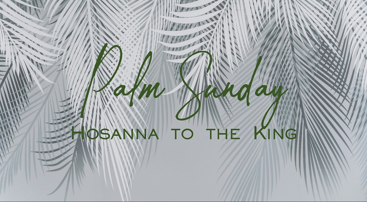 Hosanna to the King