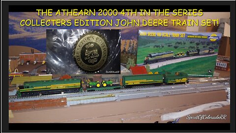 MY NEW ATHEARN 2000 4TH IN THE SERIES COLLECTORS EDITION JOHN DEERE TRAIN SET