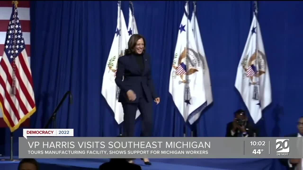 Kamala Harris visits Southeast Michigan