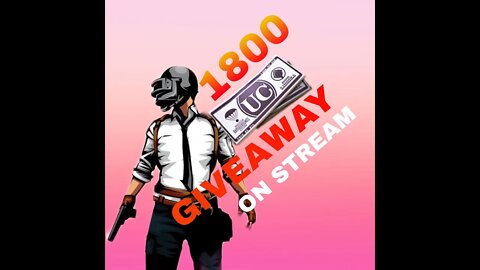 BATTLEGROUNDS MOBILE (PUBG MOBILE) | 1800 UC GIVEAWAY😲 | ON STREAM | PLEASE KAR BADO🙏 @BGMIGIVEAWAY