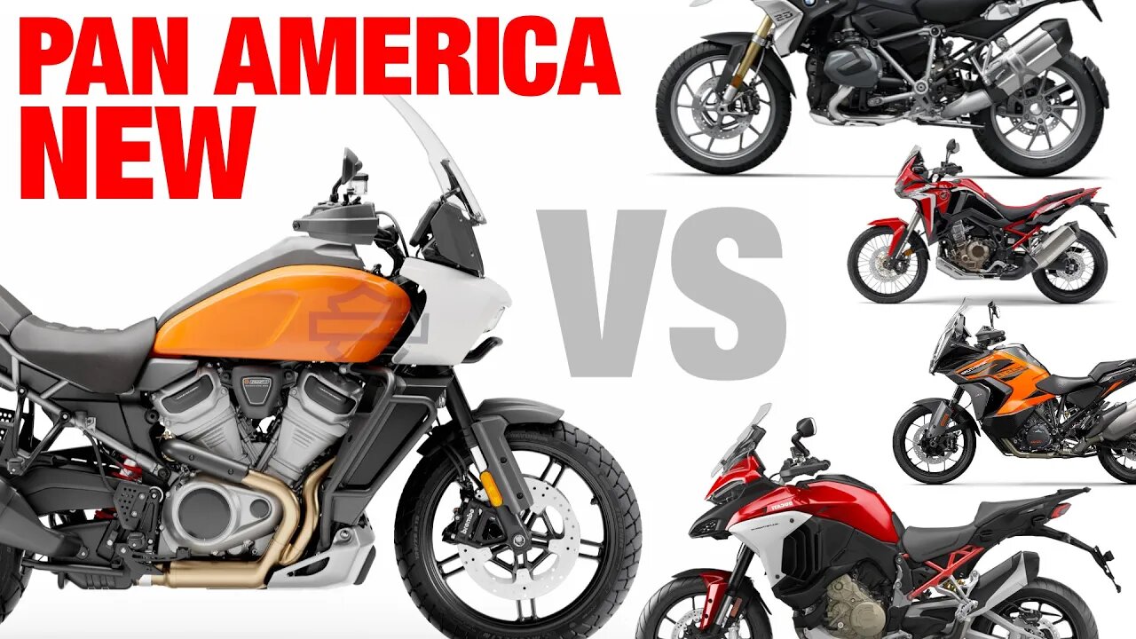 Comparing the New Pan America to The Competition, R 1250 GS, KTM 1290, Ducati V4 and Africa Twin