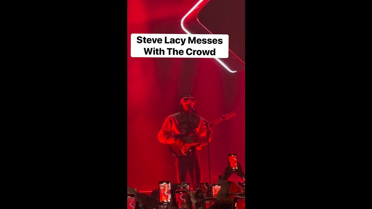 Steve Lacy Is To Funny For This #music #funny #concert #stevelacy