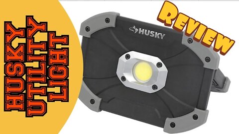 HUSKEY 1000 LUMEN UTILITY LIGHT - A DURABLE & INEXPENSIVE WORK LIGHT