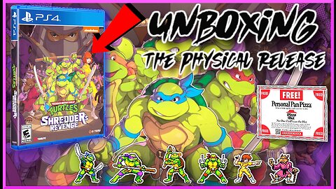 TMNT Shredder's Revenge Un-Boxing Physical Release//Limited Run Games (PS4)