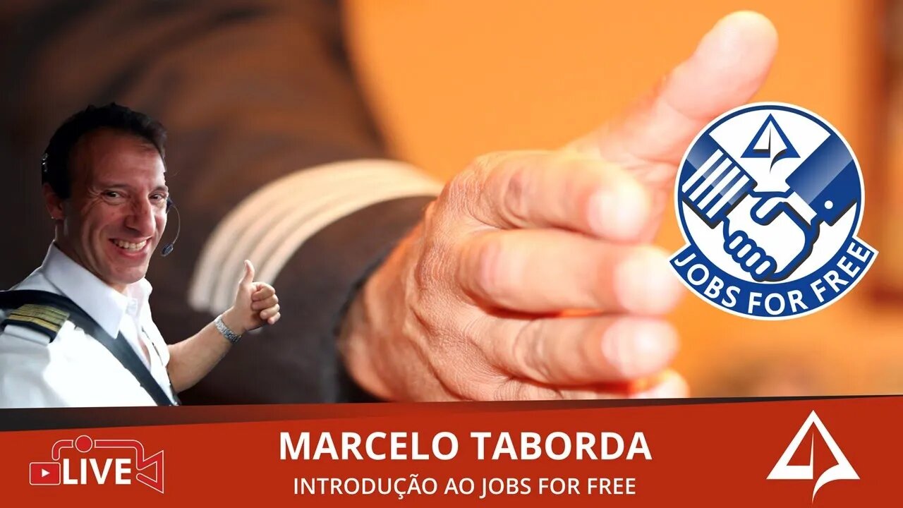 👨🏻‍✈‍ JOBS FOR FREE Nº 001 - Apresentação da Série [Marcelo Taborda]