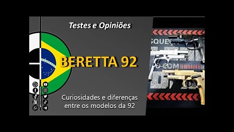 Curiosidades sobre a Beretta 92... ❤️