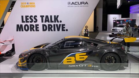LIVE Acura NSX IMSA Champion Race Drivers Press Conference at 2019 LA Autoshow