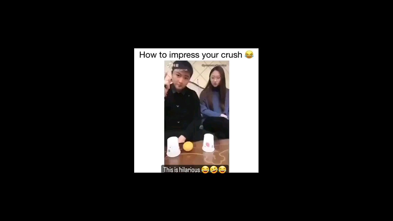 how to impress your crush #hilarious 😂 funny video
