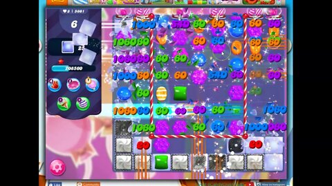 Candy Crush Level 5601 Talkthrough, 30 Moves 0 Boosters