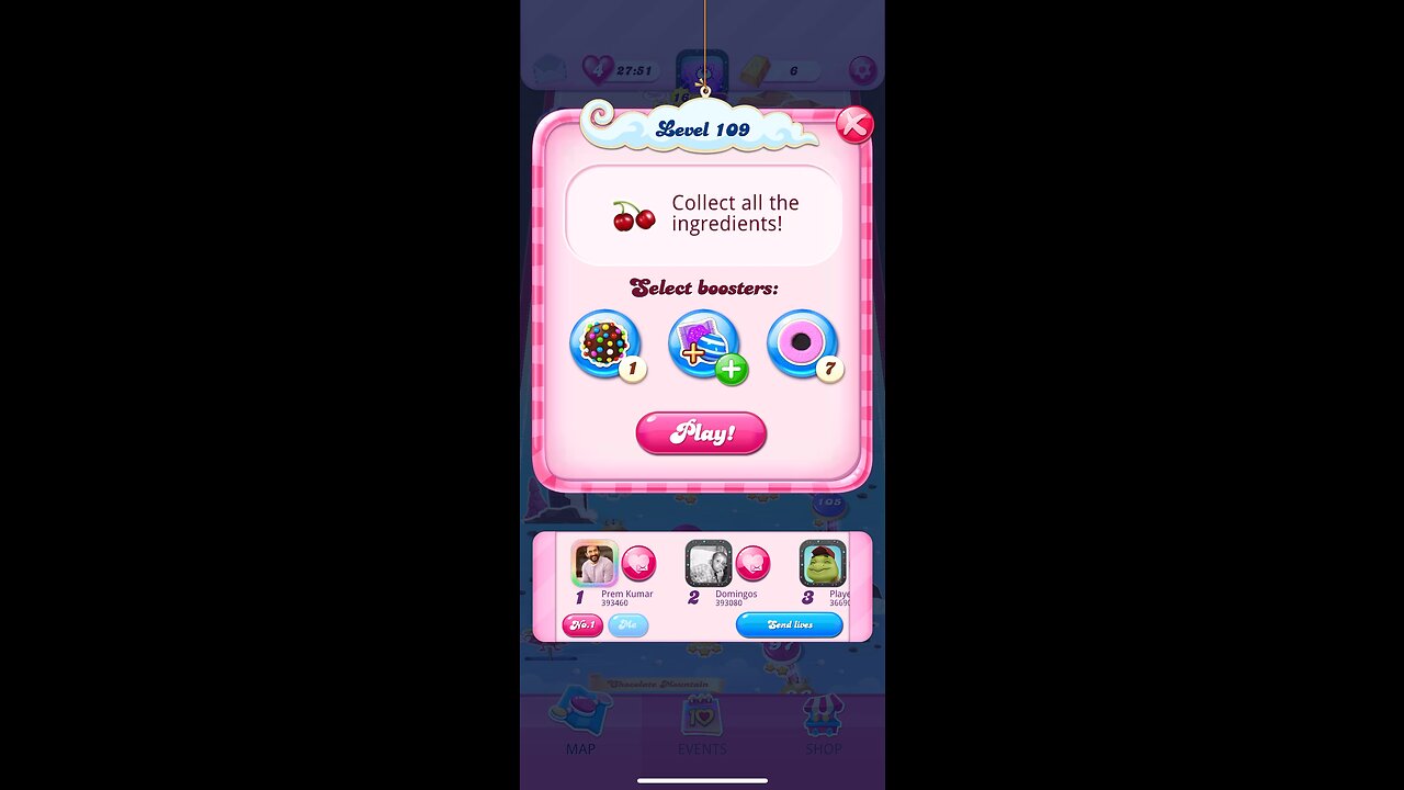 candy Crush Saga Level 109