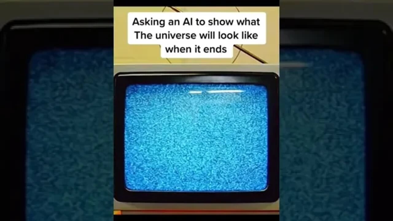 Asking an AI to Show What The Universe Will Look Like When It Ends #shorts #youtubeshorts #ai