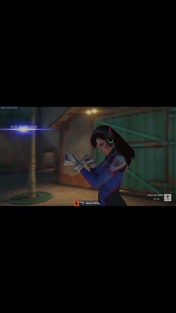 She just put it right in the middle