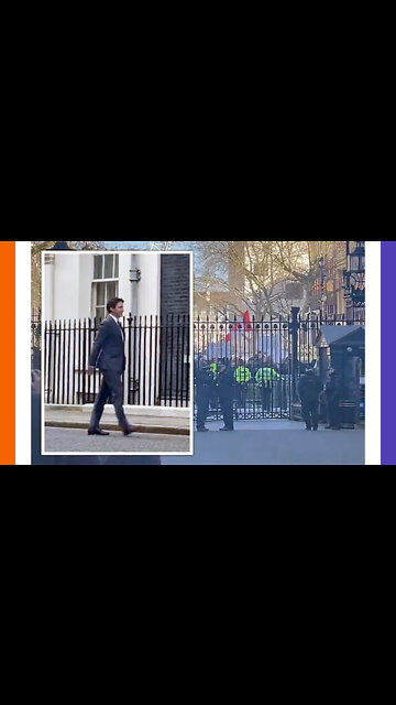 Trudeau Boo'd To The Back Entrance In The UK