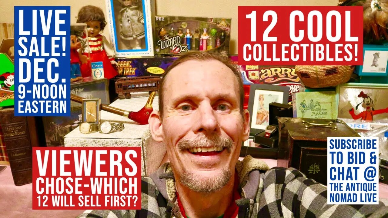 VIEWERS PICKED, THEN I CHOSE! | 12 COOL COLLECTIBLES | LIVE SALE