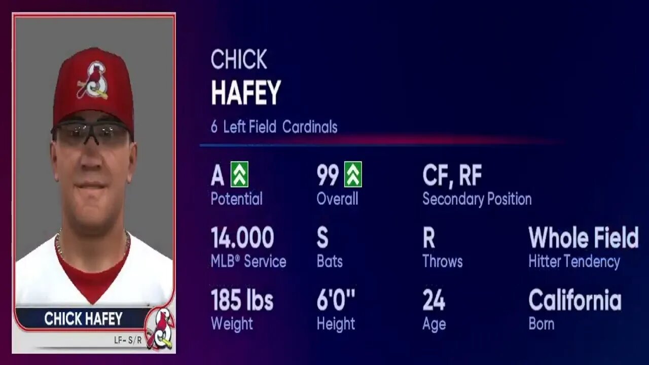 How To Create Chick Hafey MLB The Show 22