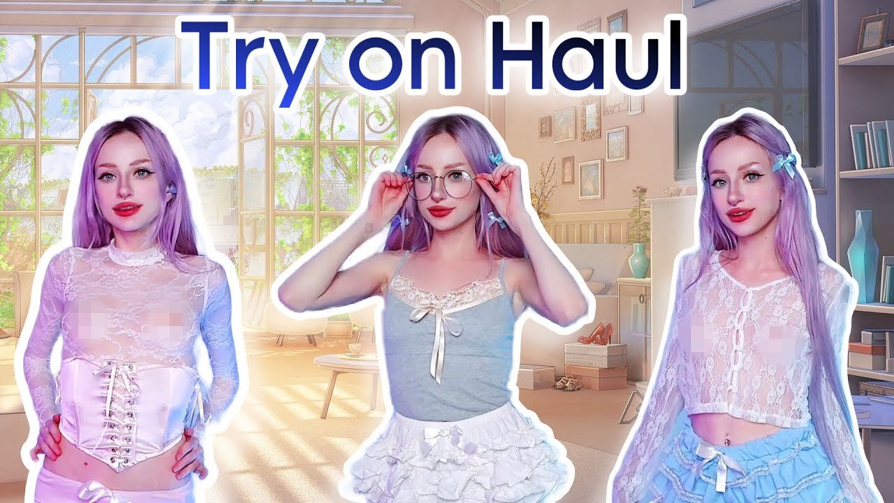 [4K] See-through Try On Haul: Semi-Transparent/See-through clothes | Very revealing clothes