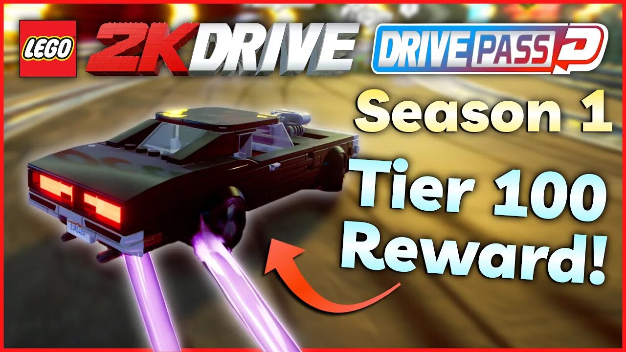 LEGO 2K Drive's Season 1 Tier 100 Reward | Dom's Dodge Charge R/T Gameplay!