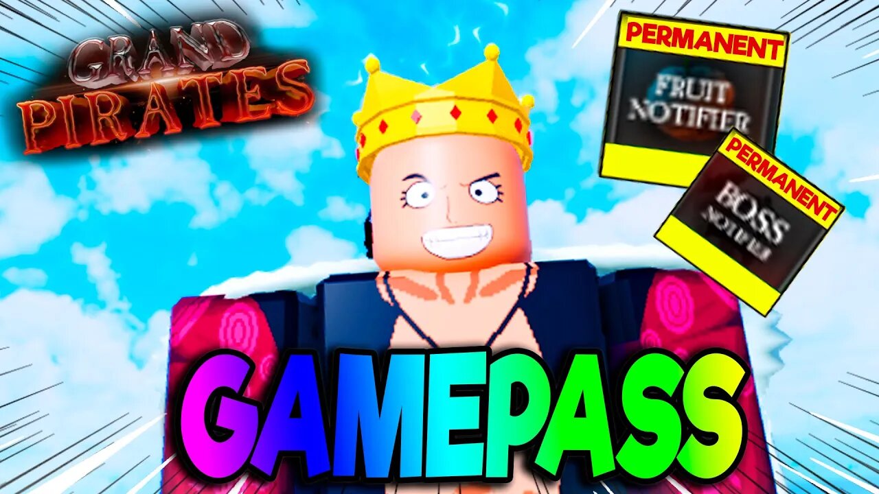 TESTEI ALGUMAS GAMEPASS DO GRAND PIRATES VALE A PENA COMPRAR?!?