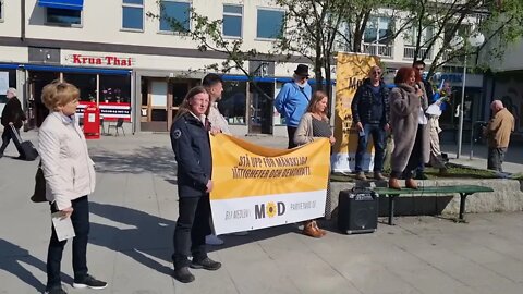Winee Hailu, MoDs torgmöte, 22 maj 2022, Bagarmossen
