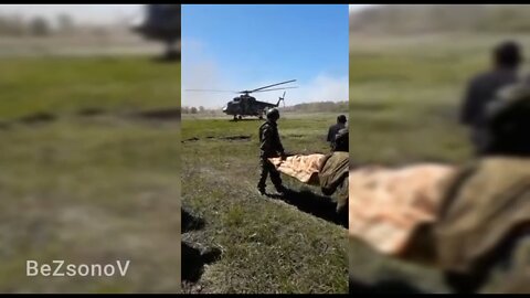 Evacuation of wounded Russian/allied soldiers in the area of ​​Izyum