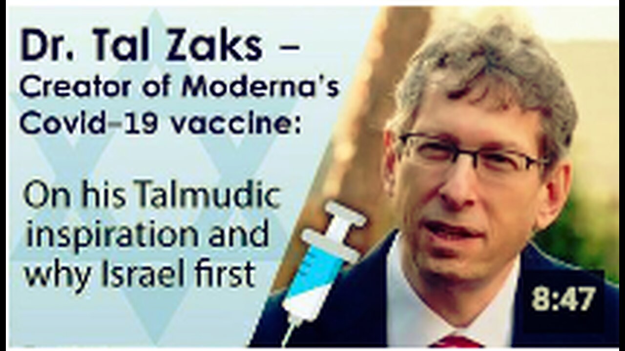 Moderna CMO: How the Talmud is ensconced in Moderna's COVID vaccine, and why Israel first