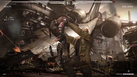 Mortal Kombat X: Jason (Unstoppable) vs Sub-Zero (Grandmaster) - 1440p No Commentary