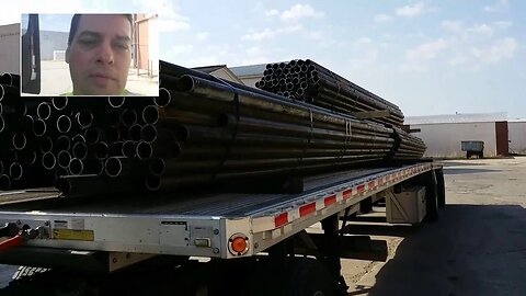 Quality Flatbed Gloves and only 8 Bucks plus A load of steel pipe