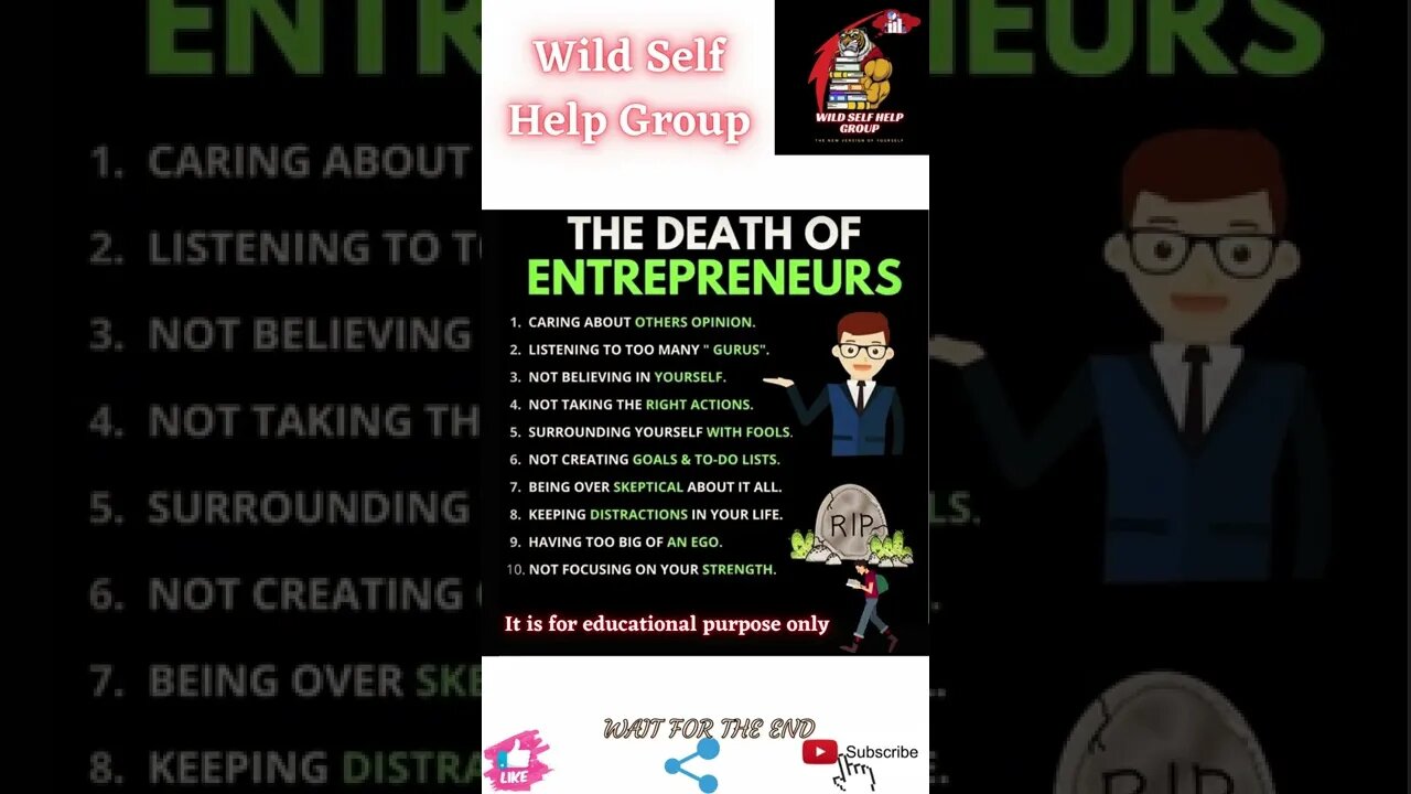 🔥The death of entrepreneurs🔥#shorts🔥#wildselfhelpgroup🔥12 May 2022🔥
