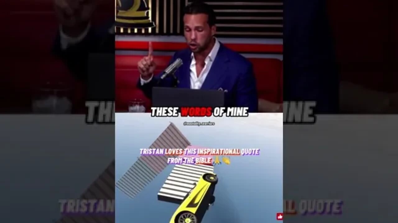 Tristan Tate loves this Inspirational bible quote