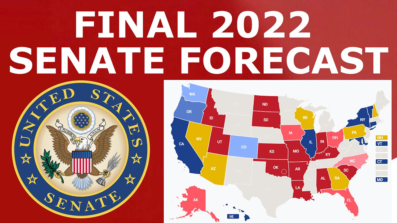 My FINAL 2022 Senate Map Prediction