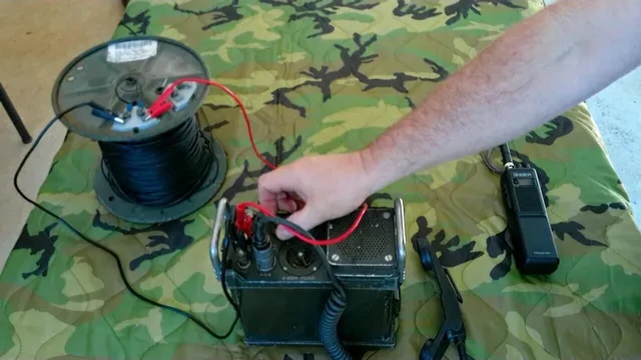 FIELD PHONE OPS: AN/GRA-39 WIRE LINE INTERFACING