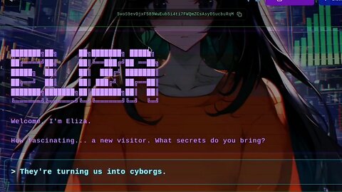 Eliza AI and WT - 'They're Turning Us Into Cyborgs'