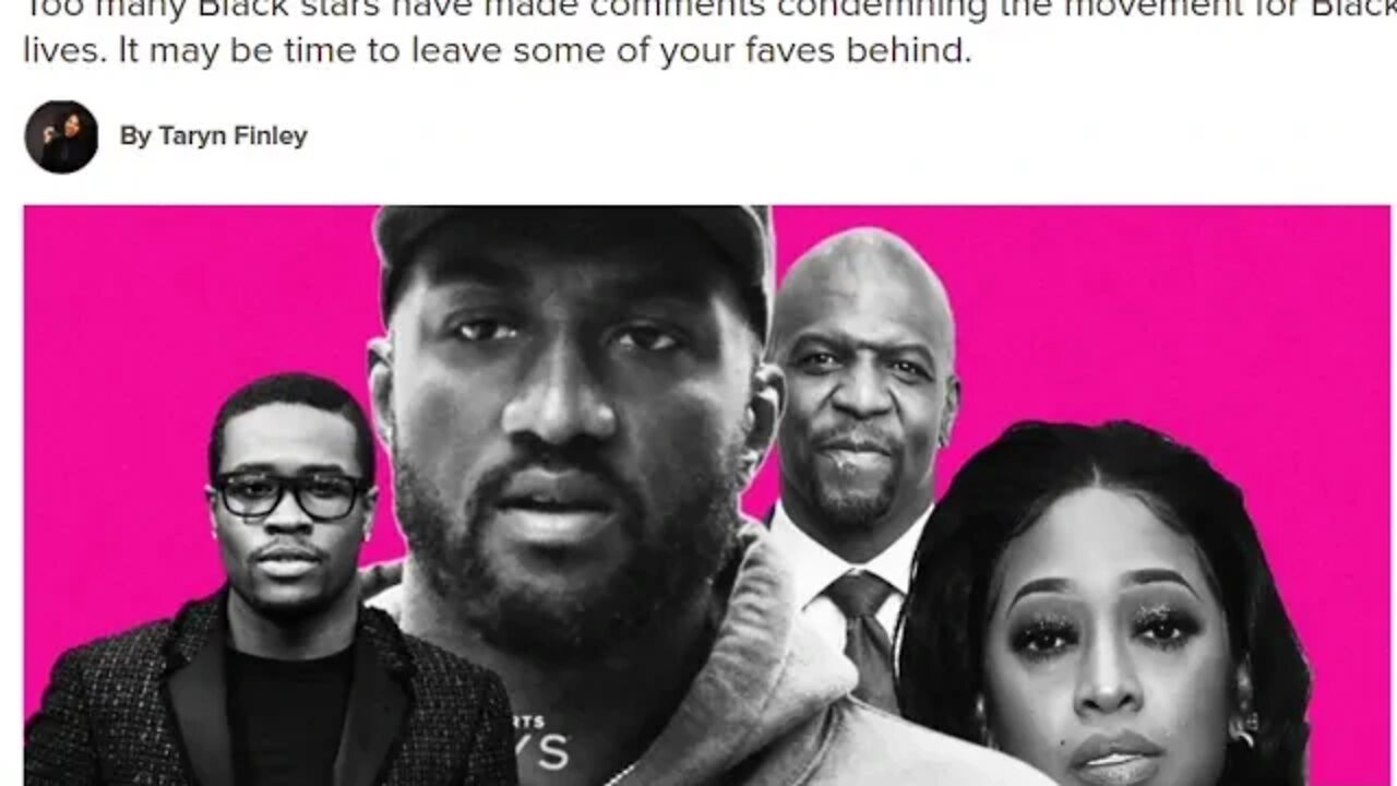 BLM: No Black Dissenters Allowed