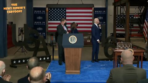 Biden saves lives: "Don't jump!"