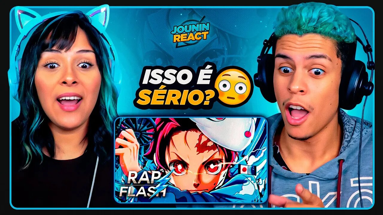 Rap do Tanjiro (Kimetsu no Yaiba) - A FRAQUEZA DOS ONIS // Flash Beats | [React em Casal] 🔥