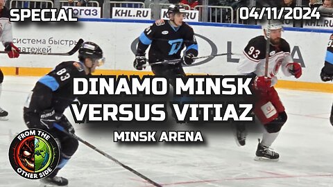 KHL ICE HOCKEY GAME - DINAMO MINSK VS VITIAZ - AT THE MINSK ARENA IN MINSK, BELARUS - 4TH NOV 2024