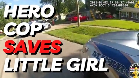 Hero Cop Rescues Little Girl from Kidnappers: Warning May Be Hard to Watch but She's Perfectly Ok.