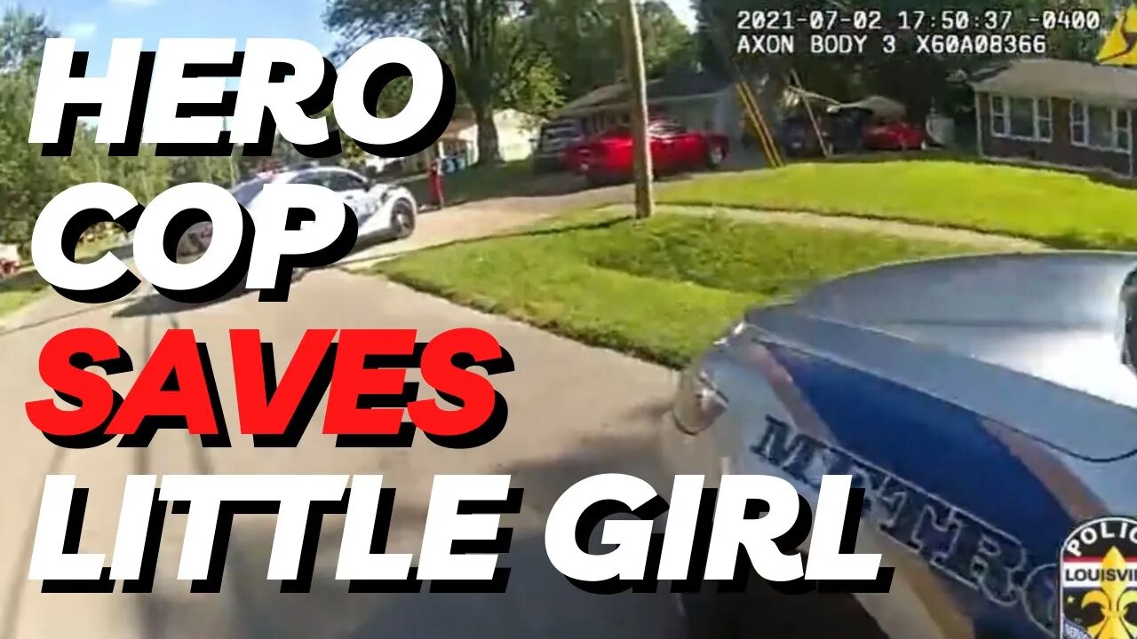 Hero Cop Rescues Little Girl from Kidnappers: Warning May Be Hard to Watch but She's Perfectly Ok.