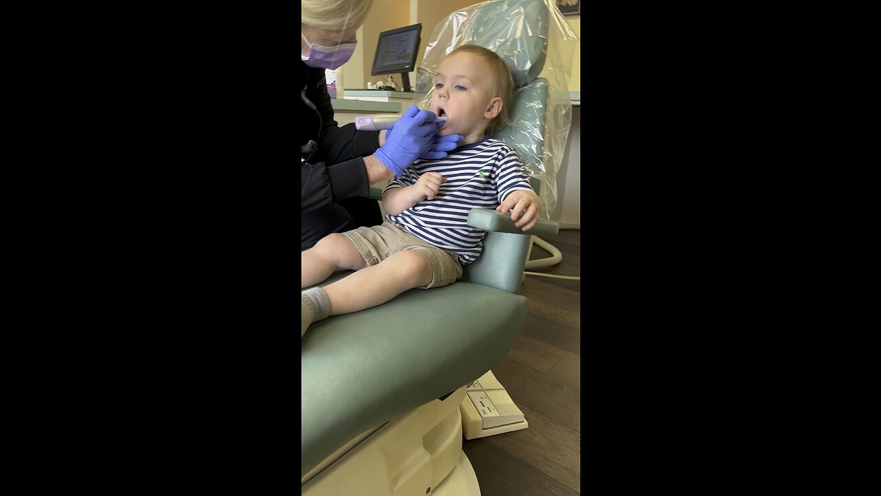 Big Boy 2years old at the Dentist