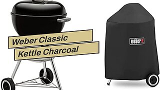 Weber Classic Kettle Charcoal Grill, 57 cm, Black (1341504)