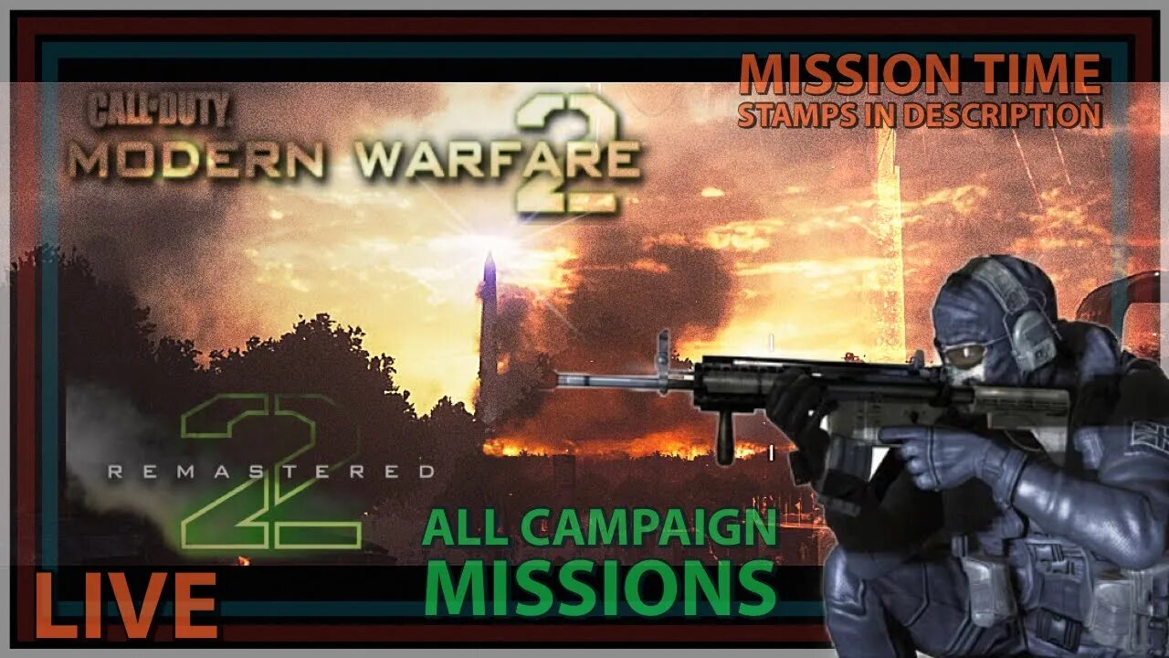 Modern Warfare 2 Remastered Live - All Campaign Missions