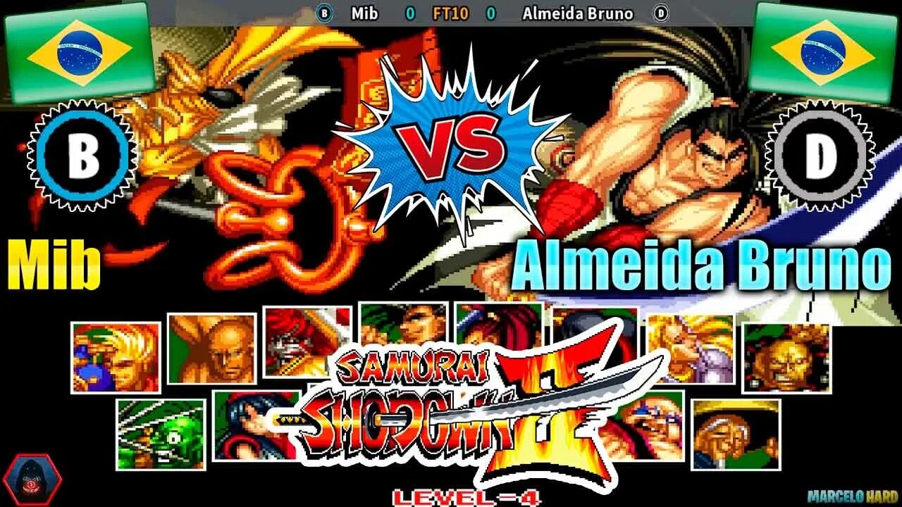 Samurai Shodown II (Mib Vs. Almeida Bruno) [Brazil Vs. Brazil]