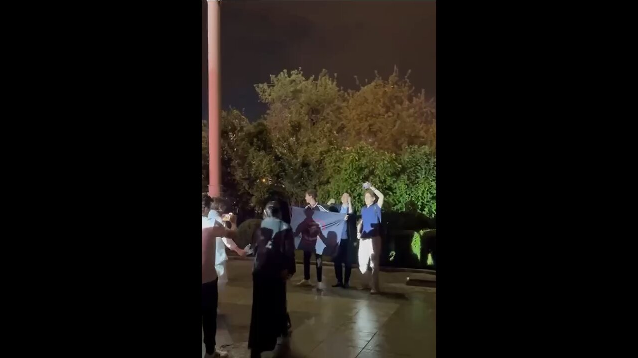 Moscow students last night