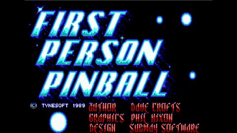 Sequential Dos Game Show: 3. 1st Person Pinball