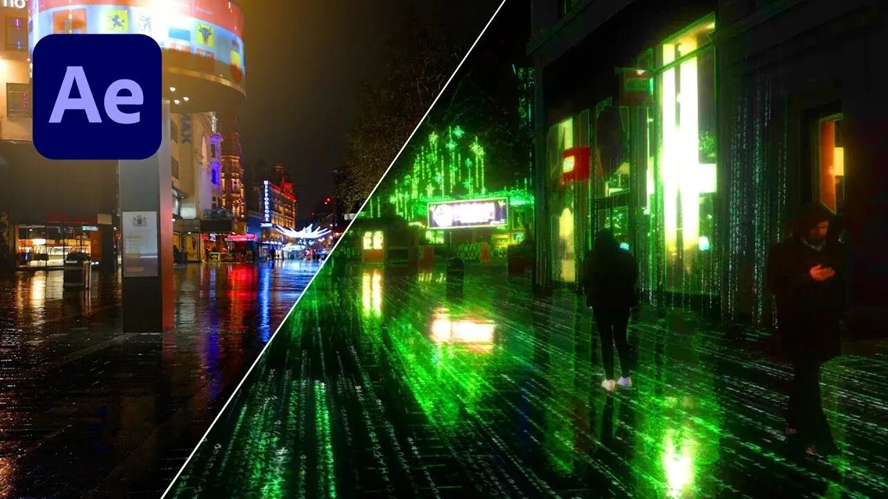 Efeito de Scanner avançado 'The Matrix' no After Effects