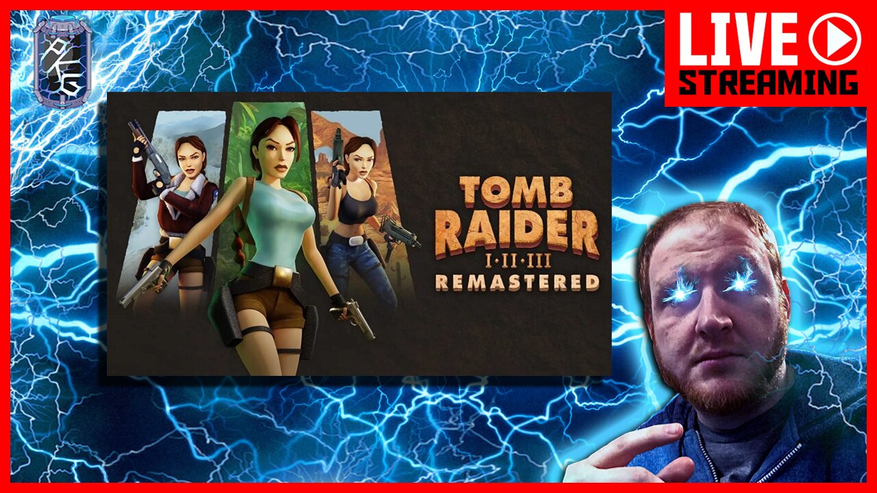 Rumble Exclusive | Part 5 | First Time | Tomb Raider I Remastered | RTX 4070 TI | Power!Up!Podcast!