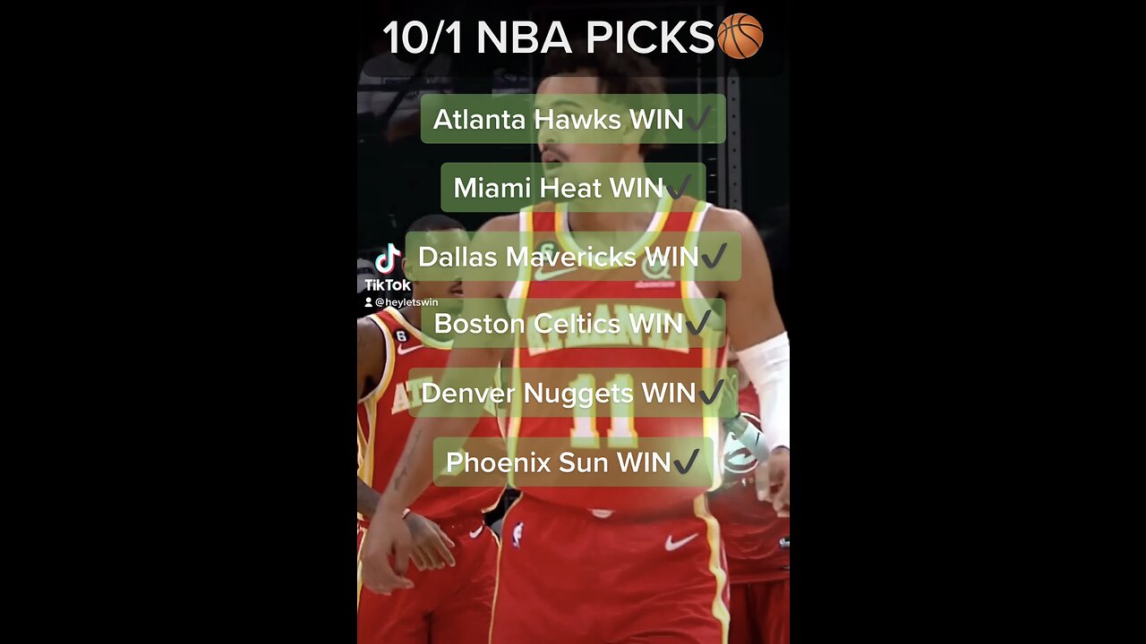 10/1 NBA PLAYER PICKS 🏀🏆