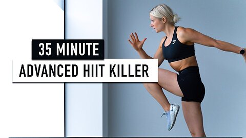 35 MIN KILLER HIIT Workout - Tabata Style, INTENSE, with weights