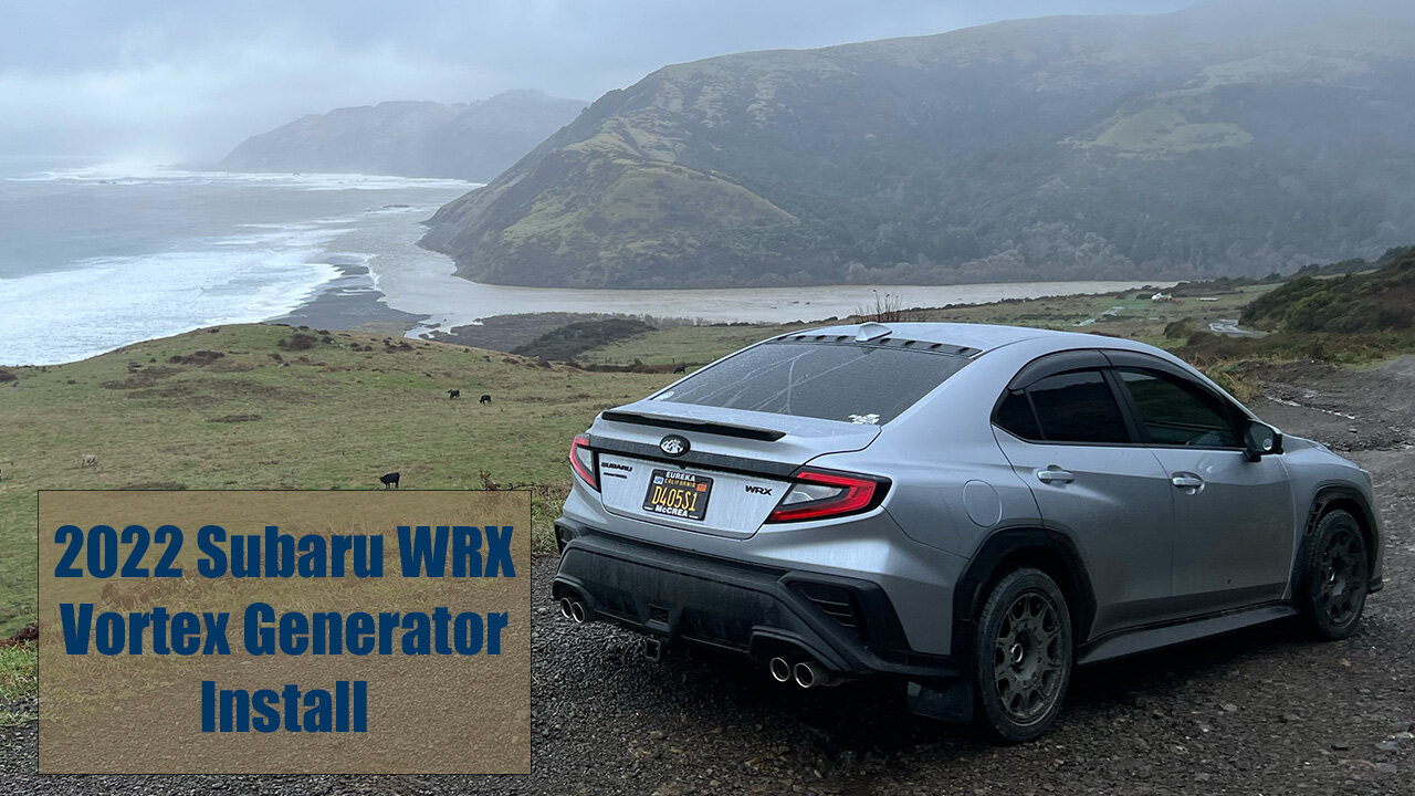 2022+ Subaru WRX OEM Vortex Generator Install