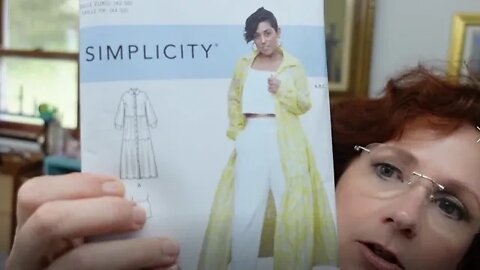 Sewing Simplicity 9114 Super full, Tiered, Boho Jacket